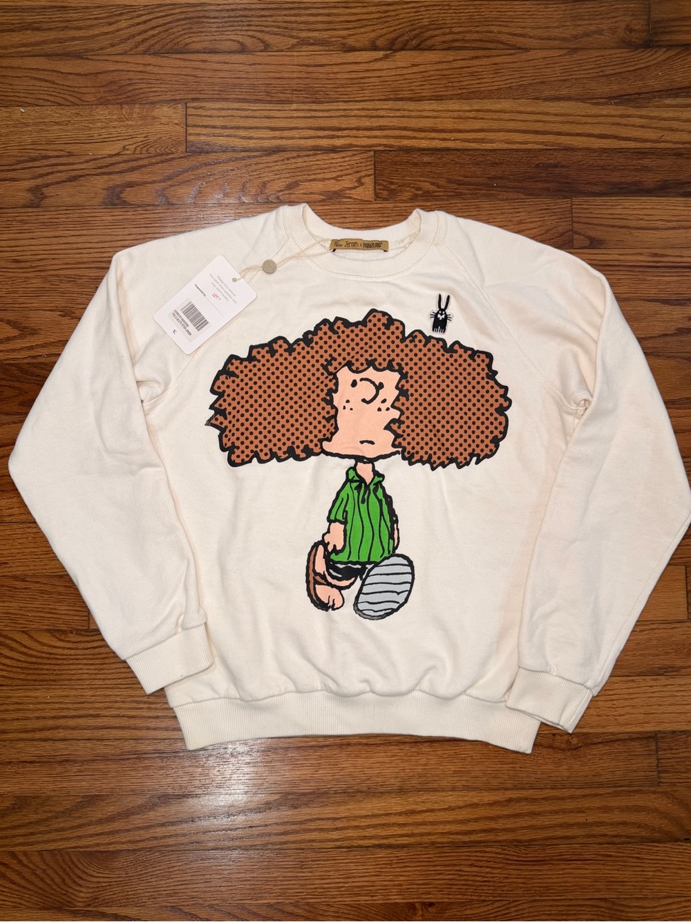 NWT Peter Jensen x Peanuts Peppermint Patty sweatshirt